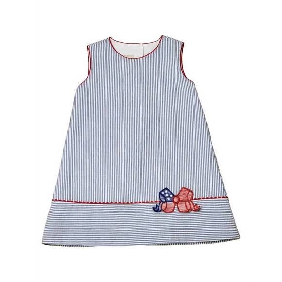 Blue Stripe Overall by Marco & Lizzy